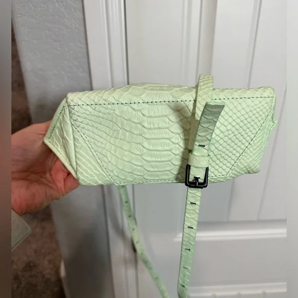 Ampersand As Apostrophe Micro Tote in Mint Python - Picture 9 of 16